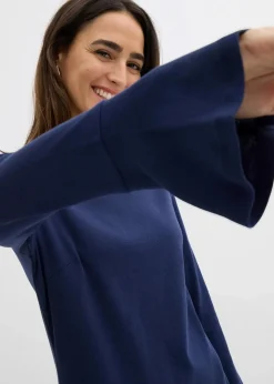 Shirtkleid aus reiner Baumwolle