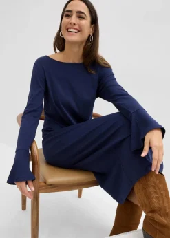 Shirtkleid aus reiner Baumwolle