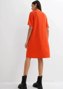 Shirtkleid in A-Linie aus Viskose-Mix