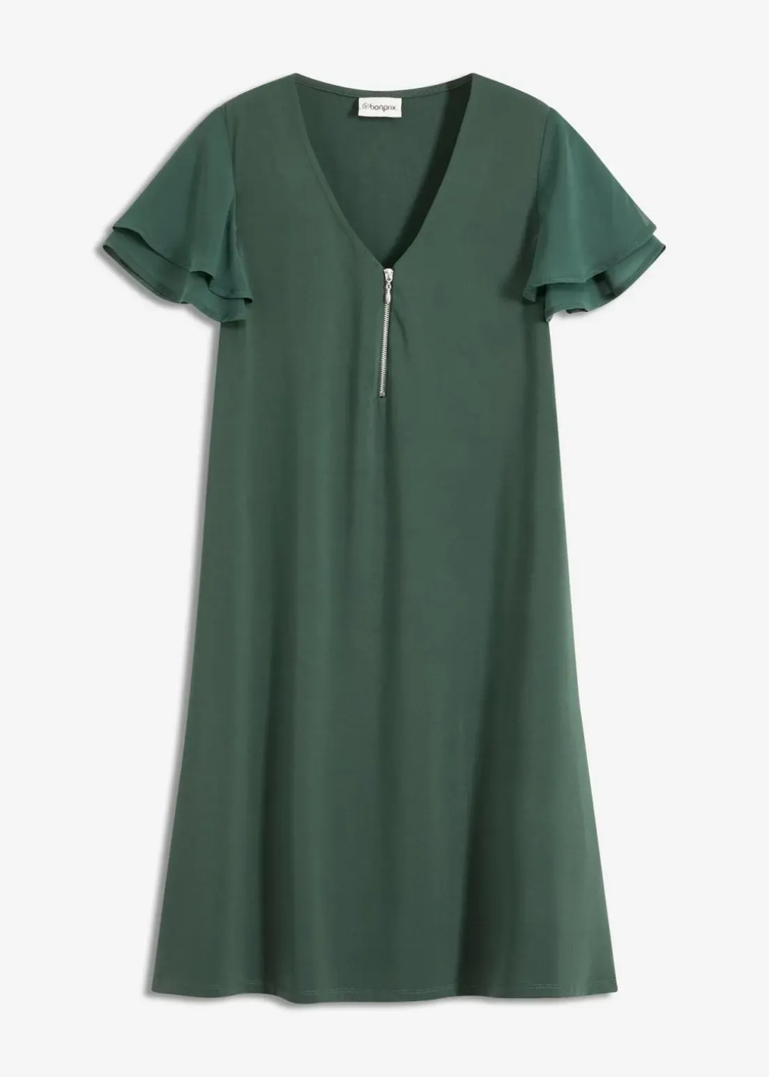 Shirtkleid mit Chiffonärmeln