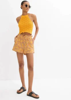 Shorts aus Baumwoll-Viskose Mix