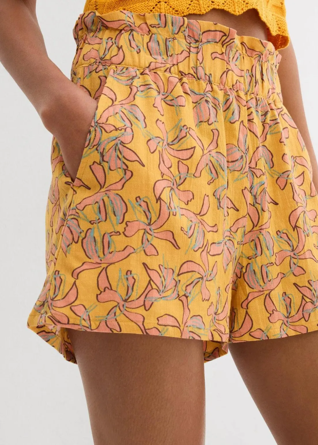 Shorts aus Baumwoll-Viskose Mix