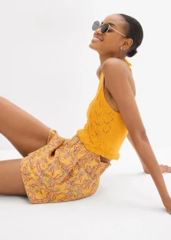 Shorts aus Baumwoll-Viskose Mix