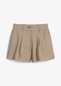 Shorts aus feiner Viskose