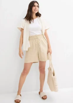 Shorts mit Leinen