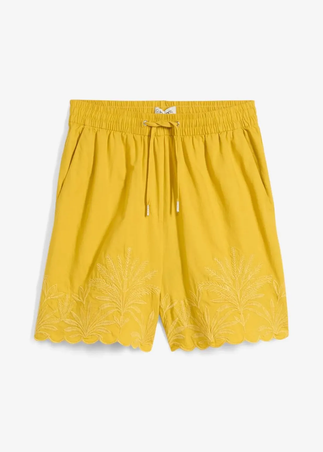 Shorts mit Seidenanteil