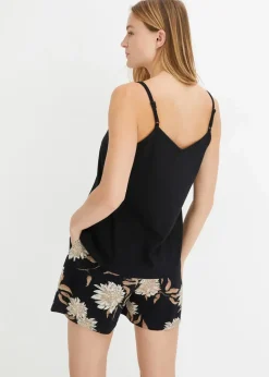 Shorty aus reiner Baumwolle