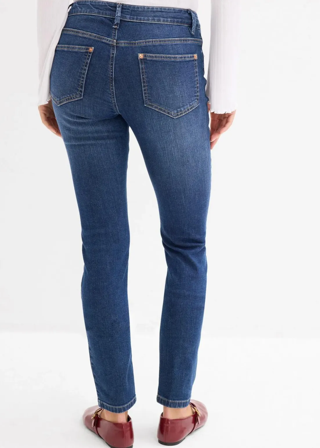 Skinny Jeans Mid Waist, Bio Baumwolle