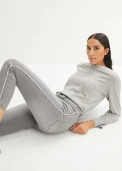 Skinny-Jeans High Waist, 7/8 Komfort-Stretch