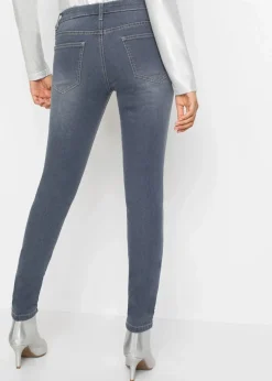 Skinny-Jeans Low Waist mit Sternendesign