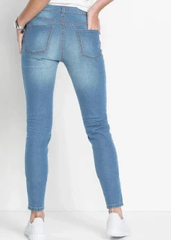 Skinny-Jeans, Mid Waist, cropped