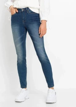 Skinny-Jeans, Mid Waist, cropped