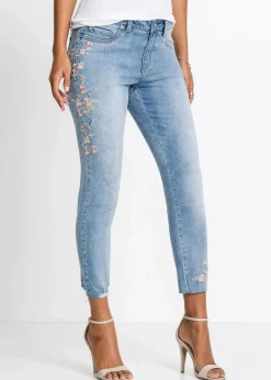Skinny-Jeans Mid Waist, verkürzt