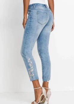 Skinny-Jeans Mid Waist, verkürzt