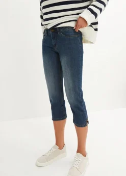 Slim Fit Jeans Mid Waist, cropped