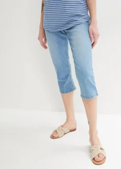 Slim Jeans, Mid Waist, Capri