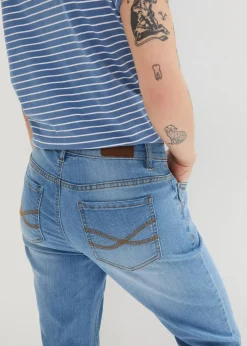 Slim Jeans, Mid Waist, Capri