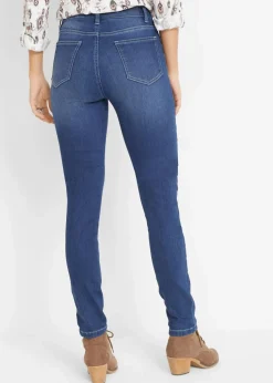 Slim Jeans Mid Waist, Stretch