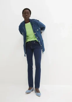 Slim-Fit-Jeans Mid Waist, Super Stretch