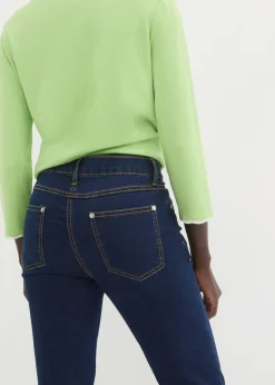 Slim-Fit-Jeans Mid Waist, Super Stretch