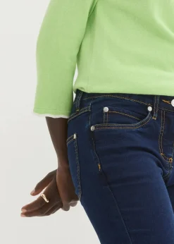 Slim-Fit-Jeans Mid Waist, Super Stretch