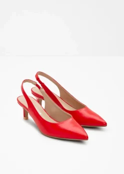 Slingpumps mit schmalem Absatz