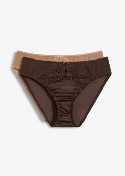 Slip mit Glanzeffekt (2er Pack)