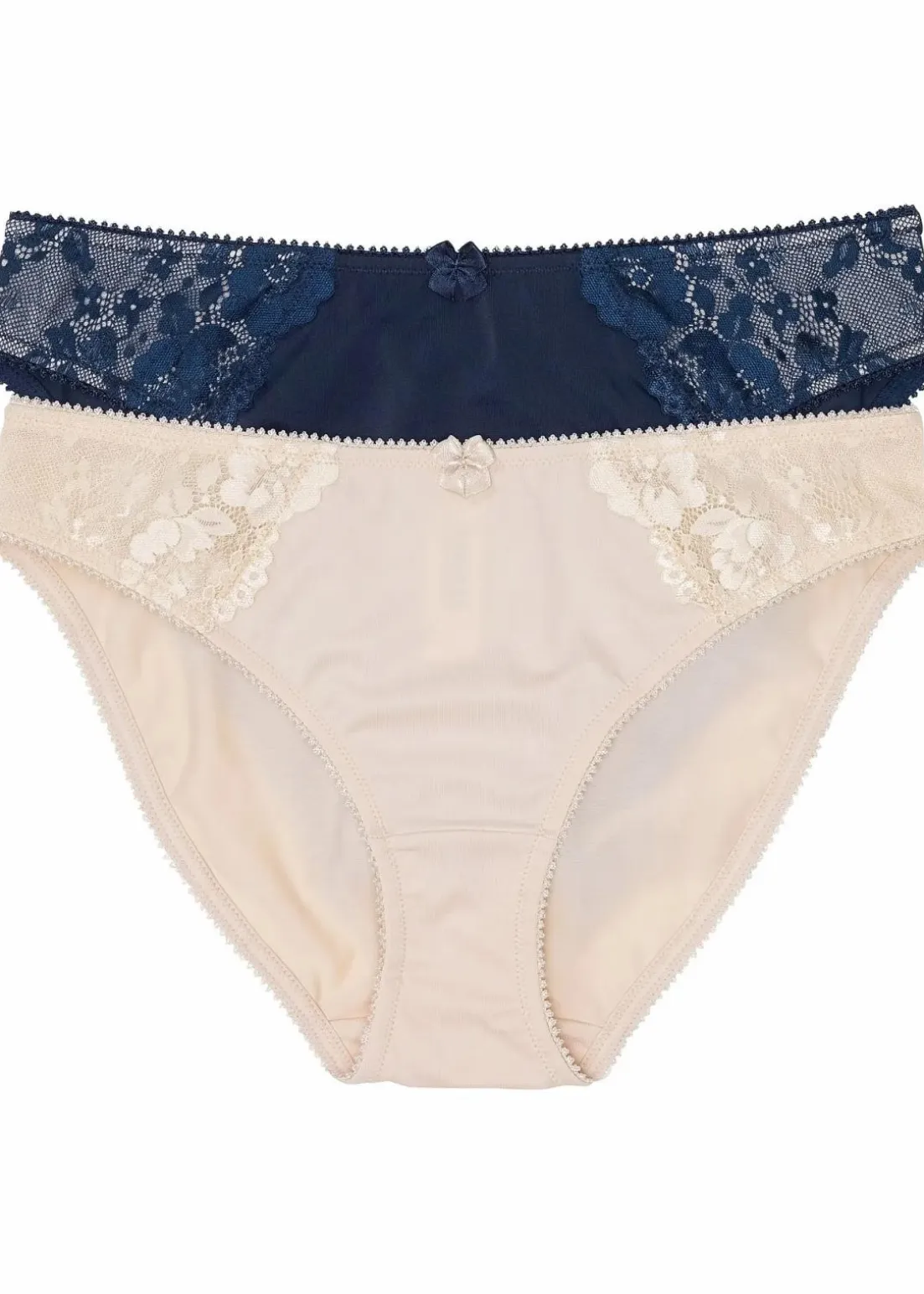 Slip mit zarter Spitze (2er Pack)