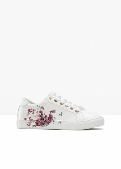 Sneaker mit floralem Druck