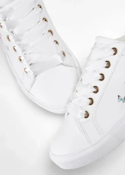 Sneaker mit floralem Druck