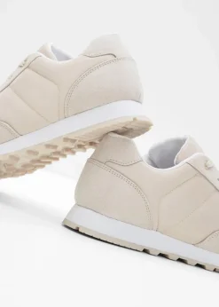 Sneaker mit Satin-Einsatz