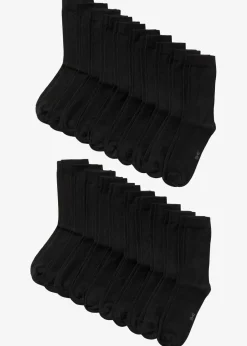 Socken mit Bio-Baumwolle (20er Pack)
