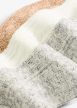 Socken mit Zopfmuster (3er Pack)