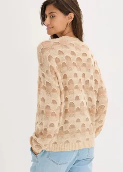 Softer Oversized Pullover mit Wolle und Alpaka