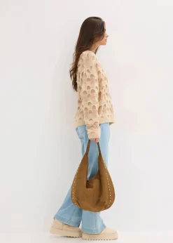 Softer Oversized Pullover mit Wolle und Alpaka