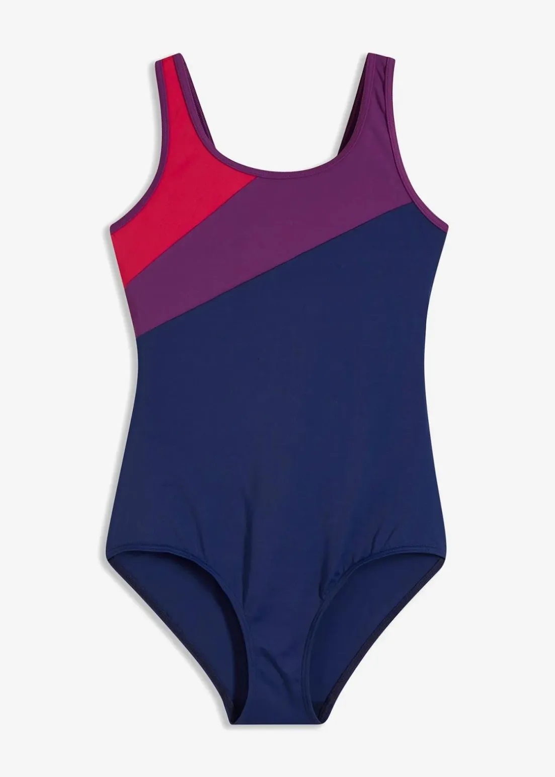 Sport-Badeanzug mit Kontrast-Einsätzen