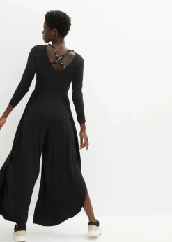Sport-Jumpsuit aus fließender Viskose