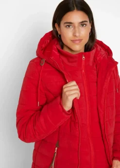 Steppmantel, 2-in-1 Optik