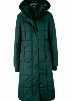 Steppmantel mit abnehmbarer Kapuze