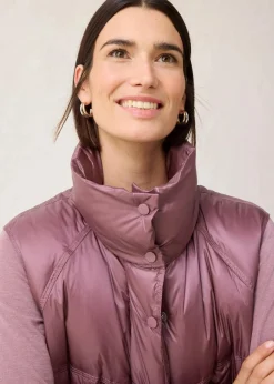 Steppweste mit recycelter Daunen