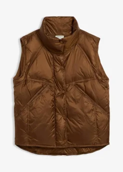 Steppweste mit recycelter Daunen