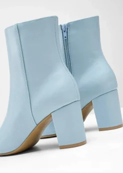 Stiefeletten mit Blockabsatz