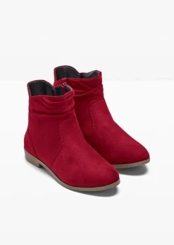 Stiefeletten mit Raffung