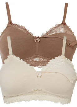 Still BH ohne Bügel mit Bio-Baumwolle (2er Pack)