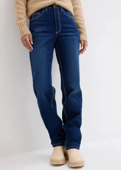 Straight Jeans High Waist, Thermo