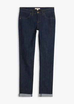 Straight Jeans Mid Waist, Stretch