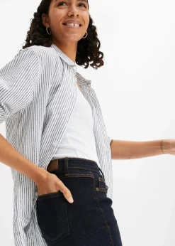 Straight Jeans Mid Waist, Stretch