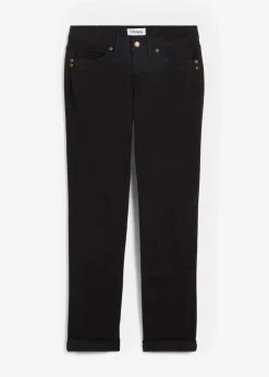 Straight Jeans Mid Waist, Stretch