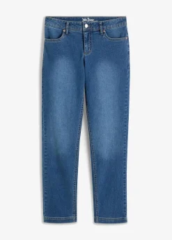 Straight Jeans Mid Waist, Stretch