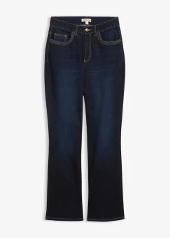Straight-Jeans High Waist mit Taschendetails